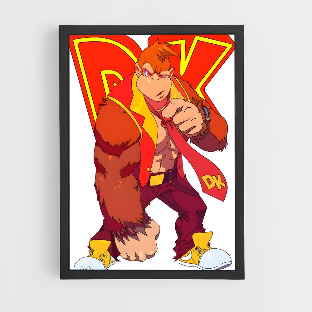 Poster Donkey Kong's Adventure – affiche Mario (vue 2)